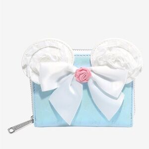 Loungefly Disney Minnie Mouse Bow Ears
Small Zip Wallet NWT